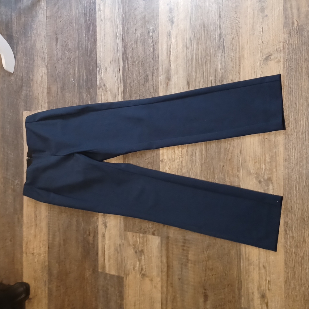 Theory Elastic Waist Pant Navalane Becker Sz 0 - image 1